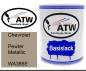 Preview: Chevrolet, Pewter Metallic, WA386E: 1L Lackdose, von ATW Autoteile West.